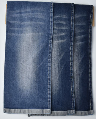 ซื้อ โปเลสเตอร์พอลีเอสเตอร์พาวกันหด SPANDEX สีน้ําเงินเข้ม DENIM Fabric QY1022 8.8 oz online manufacture