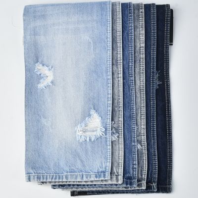 ซื้อ 11.9oz แปลกต่อการหดกัน ผ้าพอลิเอสเตอร์ สปันเด็กซ์ สีฟ้า online manufacture