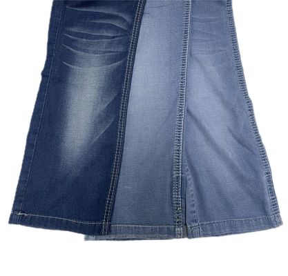 ซื้อ ผ้าเดนิมยืดหยุ่น Tencel Lyocell น้ำหนักเบาสำหรับฤดูร้อน ถักทอด้วยสีน้ำเงิน สำหรับกางเกงยีนส์แฟชั่น online manufacture