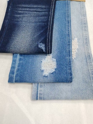 ซื้อ ผ้าเดนิมสี DARK INDIGO เนื้อนุ่มพิเศษ 80% cotton ทอลายทแยง JSD3328 สำหรับกางเกงยีนส์ของแฟน online manufacture