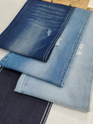 ซื้อ ผ้าเดนิมเรยอนโพลีเอสเตอร์ผ้าฝ้ายสไตล์ TWILL  ยืดหยุ่น 8.8 ออนซ์ สำหรับกางเกงยีนส์เด็ก online manufacture