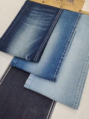 ซื้อ ผ้าเดนิม DARK INDIGO ยืดหยุ่นสูง Cotton Polyester Rayon JSD3389 คุณภาพดีสำหรับกางเกงยีนส์ online manufacture