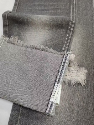 ซื้อ ผ้าเดนิมสีเทา ทวิลซ้าย 10.3 ออนซ์ ทอด้วยความกว้างเต็ม 180 ซม. สำหรับกางเกงยีนส์ online manufacture