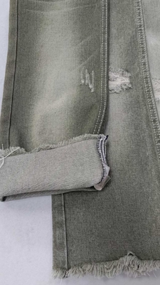 ซื้อ 10.6oz GREEN 10x7 ขนาดเต็มความกว้าง 180cm ซ้าย twill ไม่มียืดผ้าเดนม์ JSD3023AG สําหรับกางเกงยีนส์แฟชั่น online manufacture