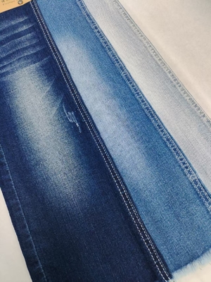 ซื้อ ผ้าเดนิมสไตล์ทวิลล์เนื้อนุ่มพิเศษ 70% คอตตอน ยืดหยุ่นสูงสำหรับยีนส์ online manufacture