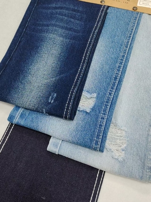 ซื้อ 75%ผ้ายางอ่อน TWILL สไตล์ผ้าเดนมกับ 10+10*10 สร้างสําหรับกางเกงยีนส์ online manufacture