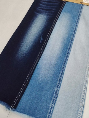 ซื้อ Dual-Core Siro Yarn Cross Slub  85%Cotton Stretch Denim Fabric 12S For Jeans Or Coat online manufacture