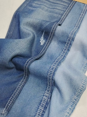ซื้อ 100%Tencel  Low Shrinkage Light Weight 5.2OZ Summer Jeans Denim Fabric Elastic Free 180cm Full Width  JSD2032 online manufacture