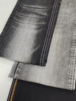 ซื้อ 78% ผ้าหอม 11.8 oz น้ําหนักหนัก Twill Style สีดํา / สีดํา สูงยืดผ้าเดนม์ JSD3048A สําหรับผู้ชาย กางเกงยีนส์ online manufacture
