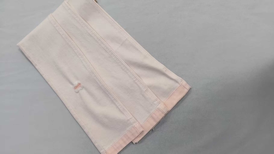 ซื้อ ซีโร่ สายยืดหยุ่นขนาดกลาง 10.1oz สีขาว/สีชมพู ขนาดความกว้างเต็ม 178-180 ซม. สร้าง 8.5+10×8/55/75 เนื้อเดนม JSD3410-2 online manufacture