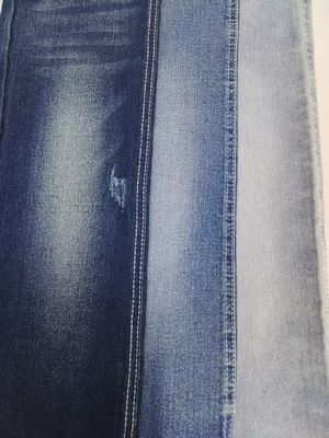 ซื้อ High Stretch Dark Indigo Denim Fabric 12S 9.3oz For Woman Jeans online manufacture