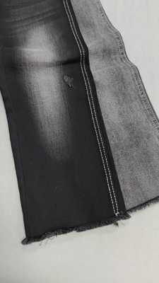 ซื้อ High elastic Soft Siro 10.5oz Black/Black with full width 158-160cm construction 10+10*16/70/75TR Denim fabric  JSD3405A for jeans online manufacture
