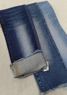 ซื้อ Medium elastic 11.2oz Dark blue with full width 180cm construction 8*16/70 Denim fabric  JSD3191 for men jeans online manufacture