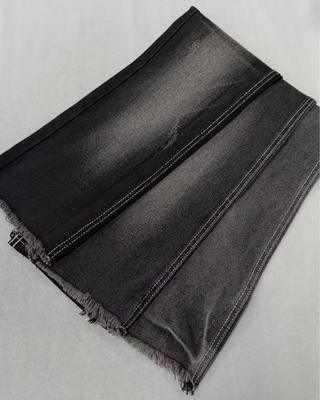 ซื้อ Excellent11.2oz Black/Black with full width 180cm twill style Denim fabric  JSD3173A for men jeans online manufacture