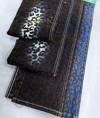 ซื้อ สีน้ําตาล Leopard Print Twill Style เนื้อเดนม สําหรับเสื้อหรือเสื้อผ้า 10.5oz 70% online manufacture