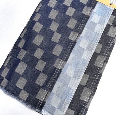 เช็คเกอร์ ดีไซน์เด็กและยีนกระโปรงไม่ยืดหยุ่น Jacquard ผ้าเดนม