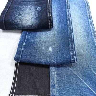 ในคลังสินค้า สไตล์ยืดสูง TWILL DARK INDIGO ผ้าเดนม JSD3216 สําหรับเสื้อผ้าเดนส์ผู้หญิง