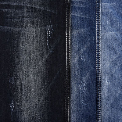 โปเลสเตอร์พอลิเอสเตอร์พาวนท์กันหด SPANDEX DENIM FABRIC JX767-3 9.3 oz