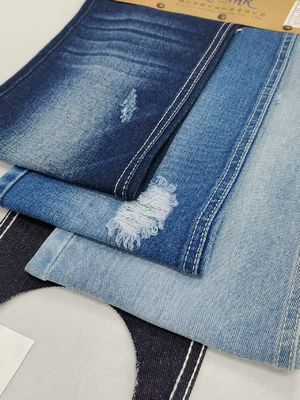 ผ้าเดนิม TWILL Cotton Polyester 178-180 ซม. สำหรับกางเกงยีนส์ผู้หญิง 9.3 ออนซ์
