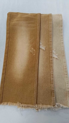 10.6oz ซ้าย Twill ดาร์ค KHAKI 10x7 กับความกว้างเต็ม 180cm ไม่มียืดหยุ่น เนื้อเดนม์ JSD3023DK ขายปลีก